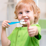 Cepillo de dientes para bebés y niños en forma de U de silicona